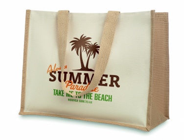 Logotrade promotional merchandise photo of: Jute and canvas shopping bag