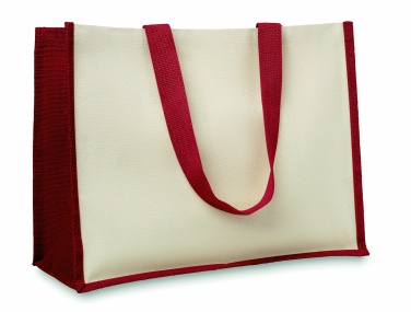 Logotrade advertising product image of: Jute and canvas shopping bag