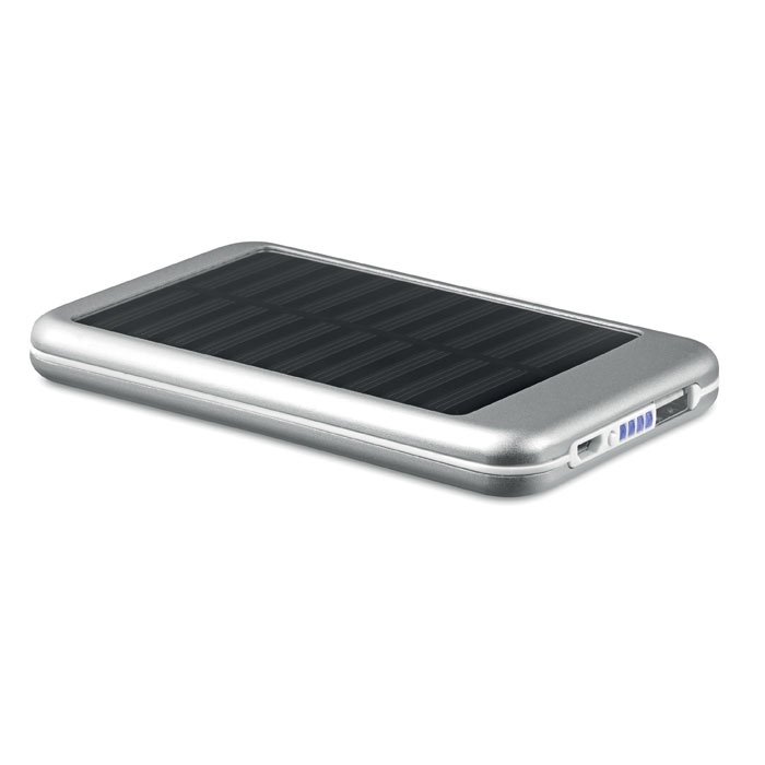 Logo trade advertising products image of: 4000 mAH solar powerbank