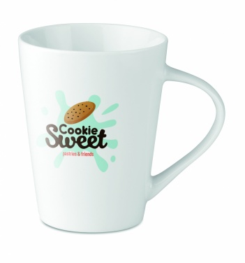Logo trade promotional merchandise image of: Porcelain conic mug 250 ml