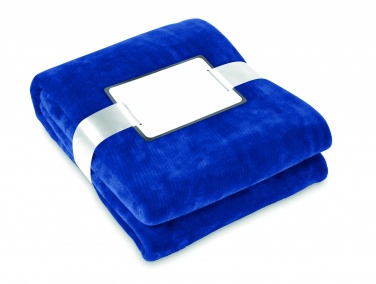 Logo trade promotional merchandise image of: Blanket flannel