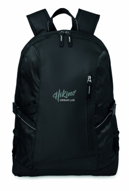 Logo trade promotional item photo of: Polyester laptop backpack