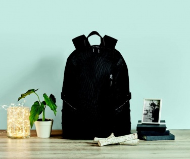 Logo trade business gift photo of: Polyester laptop backpack