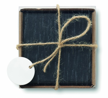 Logotrade promotional gifts photo of: Slate coasters with EVA bottom