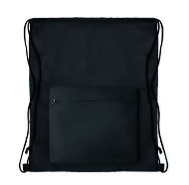 Logo trade promotional merchandise image of: 210D Polyester drawstring bag