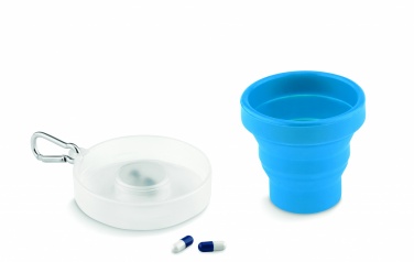 Logo trade corporate gifts picture of: Silicone foldable cup