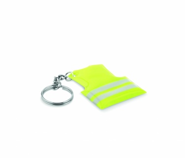 Logotrade advertising product picture of: Key ring with reflecting vest Jekabpils
