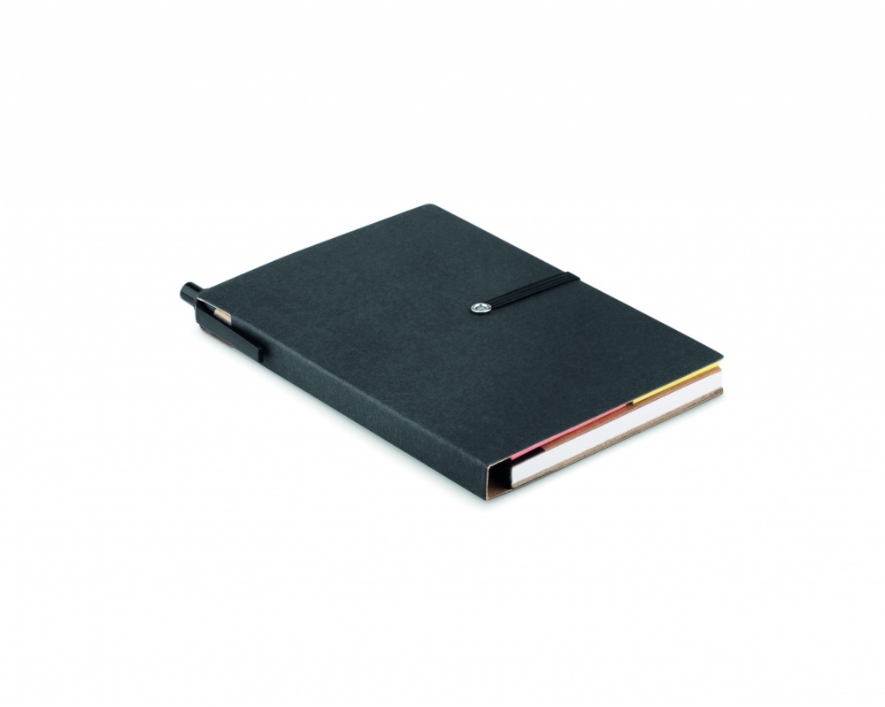 Logo trade corporate gifts picture of: Notebook w/pen & memo pad