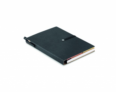 Logo trade promotional merchandise photo of: Notebook w/pen & memo pad