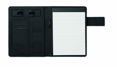 Logo trade promotional item photo of: A5 folder with power bank