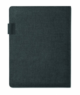 Logo trade promotional gifts image of: A4 folder with power bank