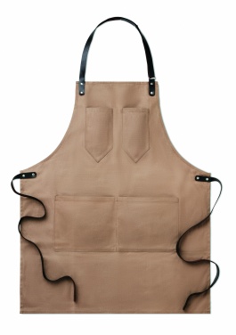 Logo trade promotional merchandise image of: Apron in leather
