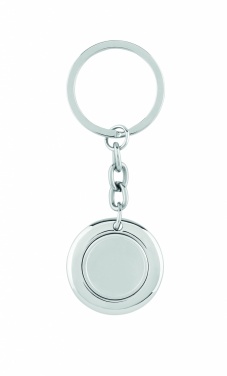 Logo trade promotional merchandise picture of: Key ring with token Cēsis