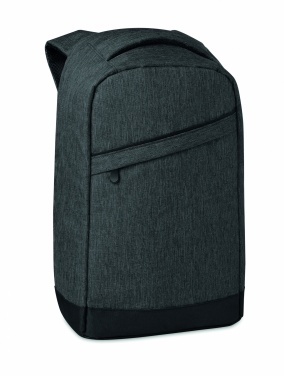 Logo trade promotional giveaways image of: 2 tone backpack incl USB plug