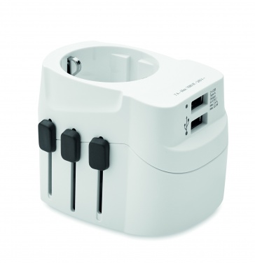 Logo trade corporate gifts picture of: PRO Light 2x USB. 3-pole
