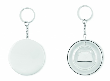 Logo trade promotional giveaways image of: Key ring with bottle opener Madona