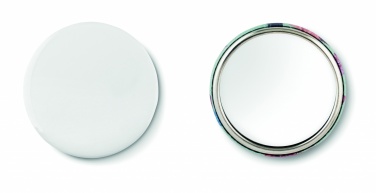 Logo trade promotional products image of: Mirror button metal