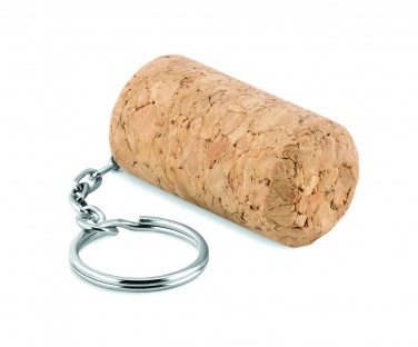 Logotrade promotional merchandise image of: Wine cork key ring Sigulda