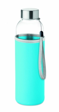 Logo trade advertising products picture of: Glass bottle in pouch 500ml