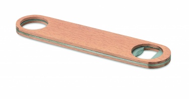 Logotrade promotional products photo of: Wooden bottle opener
