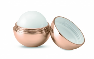 Logo trade business gift photo of: Round lip balm UV finish