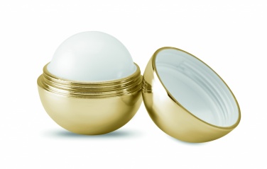 Logo trade corporate gifts picture of: Round lip balm UV finish