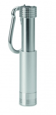 Logotrade promotional products photo of: Aluminium/ABS LED key ring Aizkraukle
