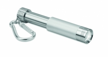 Logo trade promotional giveaways picture of: Aluminium/ABS LED key ring Aizkraukle