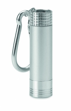 Logo trade promotional products image of: Aluminium/ABS LED key ring Aizkraukle