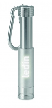 Logotrade promotional giveaways photo of: Aluminium/ABS LED key ring Aizkraukle