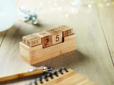 Logotrade advertising products photo of: Bamboo calendar