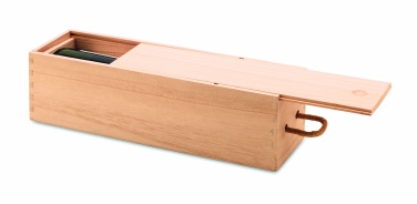 Logo trade promotional item photo of: Wooden wine box