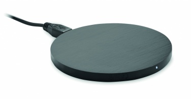 Logo trade promotional products picture of: Wireless charger bamboo 5W
