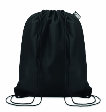 Logotrade promotional item picture of: 190T RPET drawstring bag