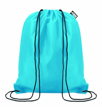Logo trade promotional products image of: 190T RPET drawstring bag