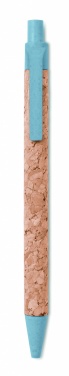 Logo trade promotional item photo of: Cork/ Wheat Straw/ABS ball pen
