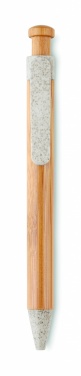 Logo trade promotional merchandise image of: Bamboo/Wheat-Straw ABS ball pen