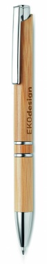 Logo trade promotional items image of: Bamboo automatic ball pen