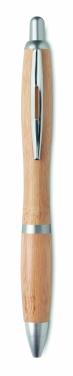 Logotrade promotional giveaways photo of: Ballpoint pen made of ABS and bamboo