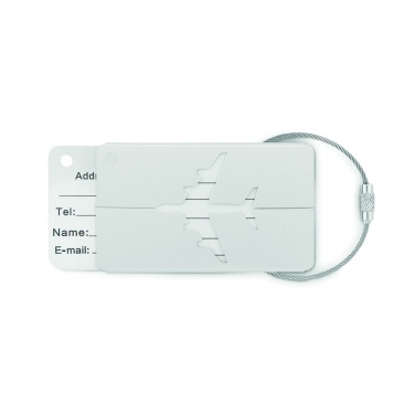 Logotrade promotional gift picture of: Aluminium luggage tag