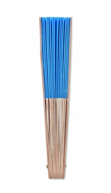 Logo trade promotional merchandise photo of: Manual hand fan wood