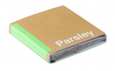 Logotrade promotional gift picture of: Compost with seeds "PARSLEY"