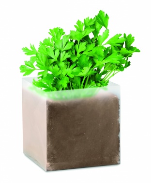 Logo trade promotional gifts picture of: Compost with seeds "PARSLEY"