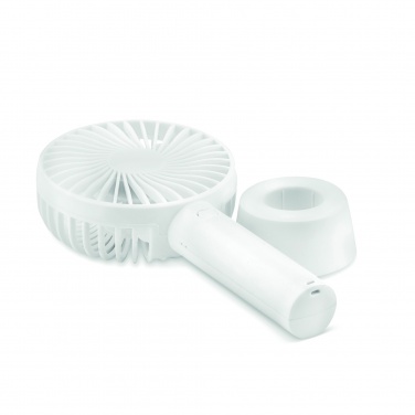 Logo trade promotional items image of: USB desk fan with stand 