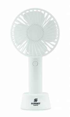 Logo trade business gift photo of: USB desk fan with stand 