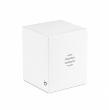Logotrade advertising product image of: Round Bamboo wireless speaker