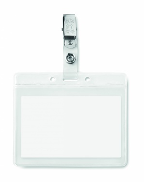 Logotrade promotional giveaway picture of: PVC badge holder
