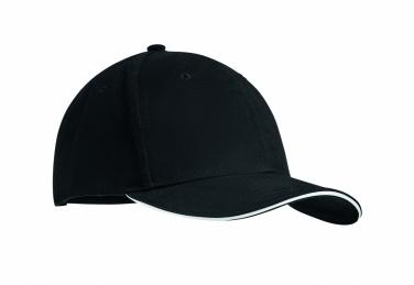 Logo trade promotional giveaway photo of: Brushed heavy cotton 6 panel sa