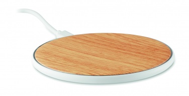 Logo trade promotional gift photo of: Wireless charger round 5W TISPAD