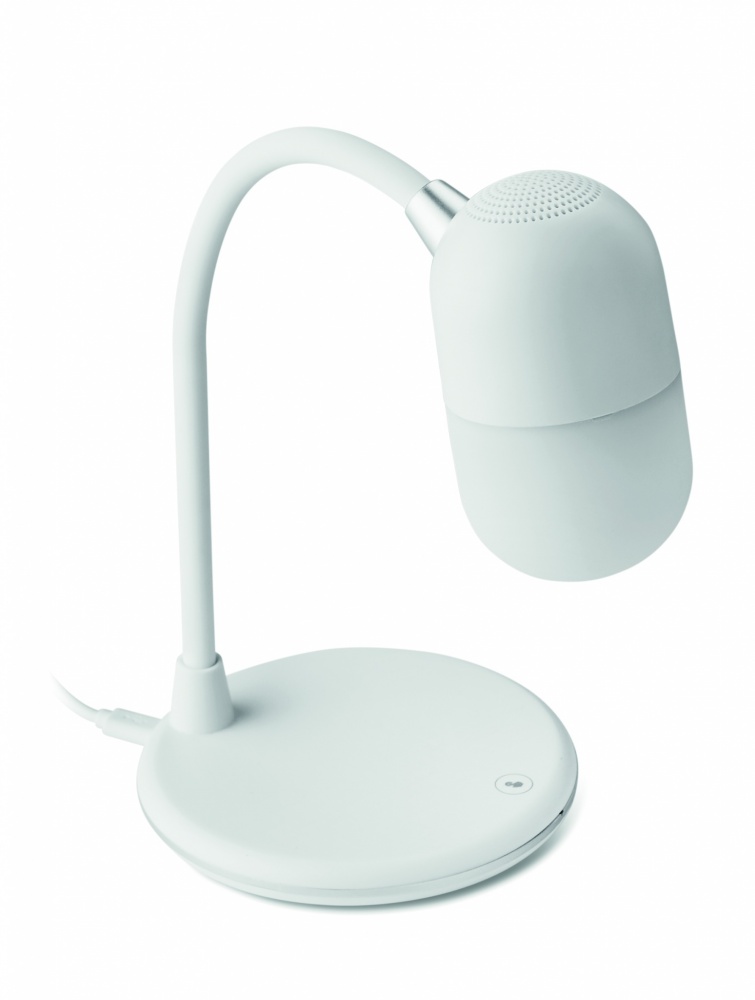 Logo trade promotional products image of: Wireless charging lamp speaker